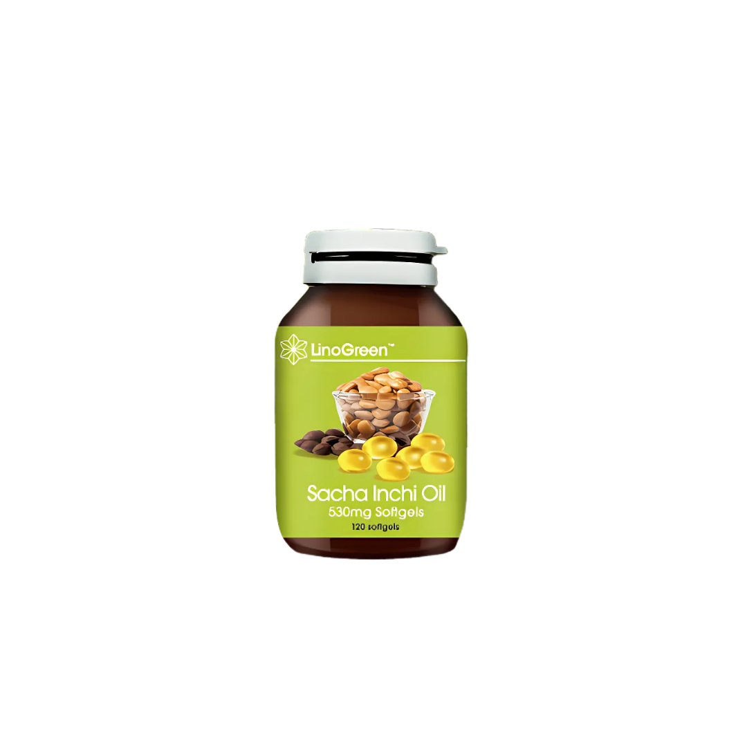 LinoGreen Sacha Inchi Oil 530mg Softgels
